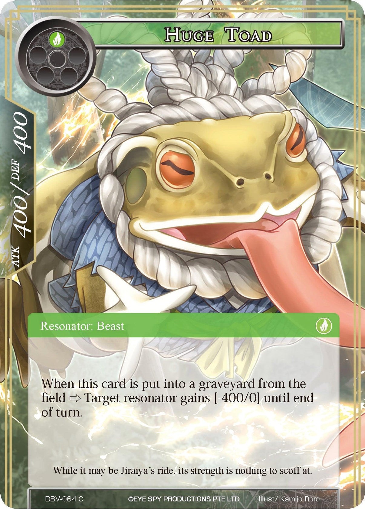 Huge Toad (DBV-064) [The Decisive Battle of Valhalla] - POKÉ JEUX