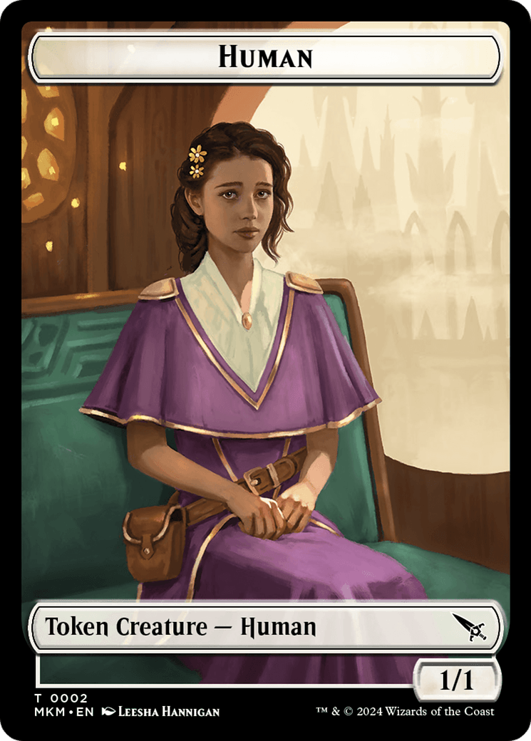 Human // Soldier Double-Sided Token [Murders at Karlov Manor Commander Tokens] - POKÉ JEUX
