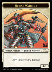 Human Warrior Token [30th Anniversary Tokens] - POKÉ JEUX