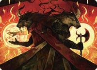 Hurloon Battle Hymn Art Card [Dominaria United Art Series] - POKÉ JEUX