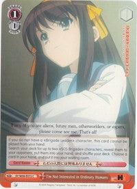 I'm Not Interested in Ordinary Humans (SY/W08-E072 U) [The Melancholy of Haruhi Suzumiya] - POKÉ JEUX