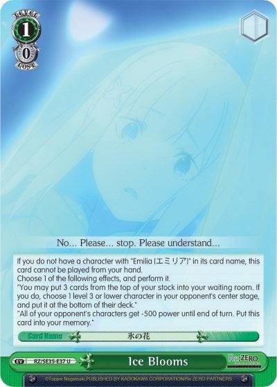 Ice Blooms (RZ/SE35-E37 U) (Parallel Foil) [Re:ZERO: The Frozen Bond] - POKÉ JEUX