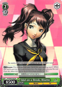 Idol on a Break, Risette (P4/S08-E105 PR) (Promo) [Persona 4 ver.E] - POKÉ JEUX