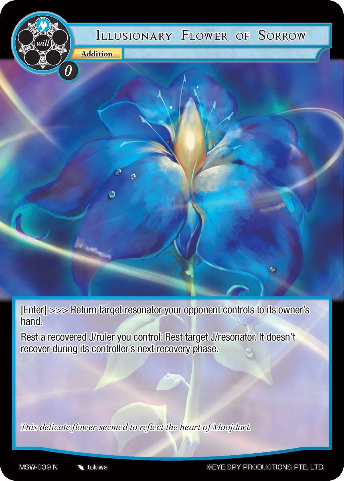 Illusionary Flower of Sorrow (MSW-039) [The Magic Stone War - Zero] - POKÉ JEUX