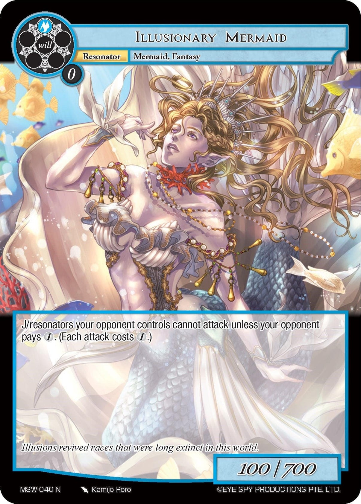 Illusionary Mermaid (MSW-040) [The Magic Stone War - Zero] - POKÉ JEUX