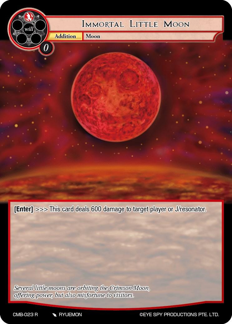 Immortal Little Moon (CMB-023 R) [Crimson Moon's Battleground] - POKÉ JEUX