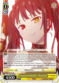 Imperturbable, Kurumi (DAL/WE33-E009 R) (Parallel Foil) [Date A Bullet] - POKÉ JEUX