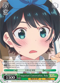 Important Conversation, Ruka (KNK/W86-E036 C) [Rent-A-Girlfriend] - POKÉ JEUX