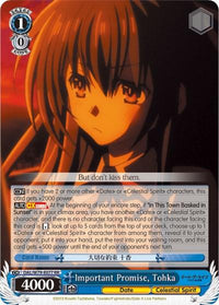 Important Promise, Tohka (DAL/W79-E077 RR) [Date A Live] - POKÉ JEUX