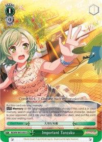 Important Tanzaku (BD/EN-W03-055 U) [BanG Dream! Girls Band Party! MULTI LIVE] - POKÉ JEUX