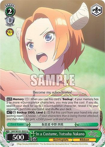 In a Costume, Yotsuba Nakano (5HY/W101-E033 U) [The Quintessential Quintuplets Movie] - POKÉ JEUX