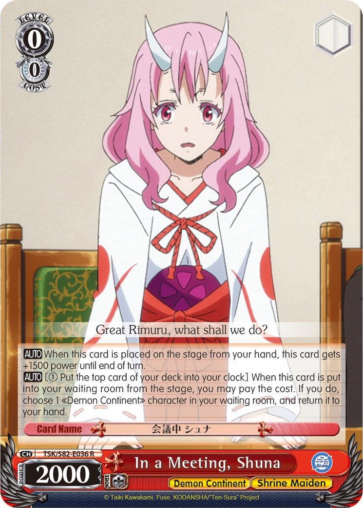 In a Meeting, Shuna (TSK/S82-E036 R) [That Time I Got Reincarnated as a Slime Vol.2] - POKÉ JEUX