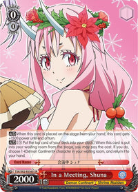 In a Meeting, Shuna (TSK/S82-E036S SR) [That Time I Got Reincarnated as a Slime Vol.2] - POKÉ JEUX