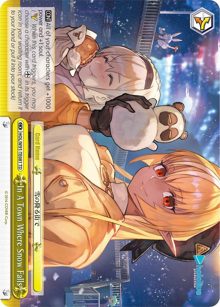In A Town Where Snow Falls (HOL/W91-TE081 TD) [hololive production] - POKÉ JEUX