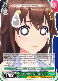 In an Interview, Tokino Sora (HOL/W91-E059 C) [hololive production] - POKÉ JEUX