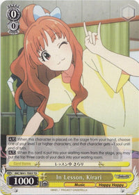 In Lesson, Kirari (IMC/W41-TE03 TD) [The iDOLM@STER Cinderella Girls] - POKÉ JEUX