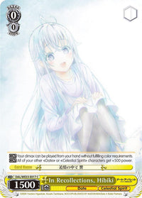 In Recollections, Hibiki (DAL/WE33-E017 C) (Parallel Foil) [Date A Bullet] - POKÉ JEUX