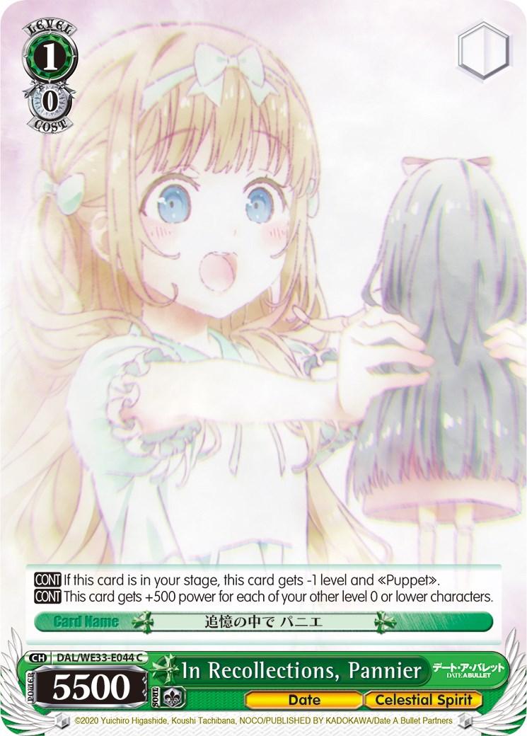In Recollections, Pannier (DAL/WE33-E044 C) (Parallel Foil) [Date A Bullet] - POKÉ JEUX