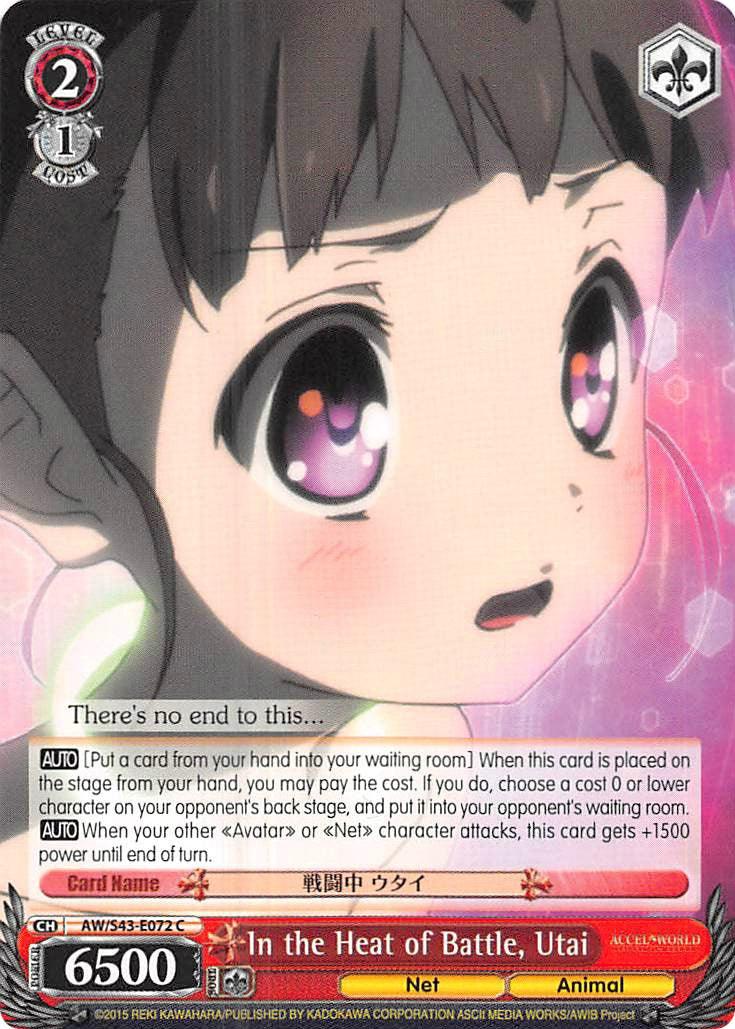 In the Heat of Battle, Utai (AW/S43-E072 C) [Accel World -Infinite Burst-] - POKÉ JEUX