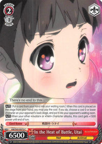 In the Heat of Battle, Utai (AW/S43-E072 C) [Accel World -Infinite Burst-] - POKÉ JEUX