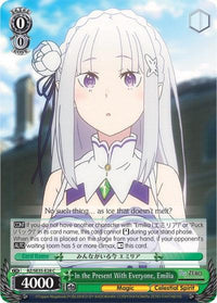 In the Present With Everyone, Emilia (RZ/SE35-E28 C) (Parallel Foil) [Re:ZERO: The Frozen Bond] - POKÉ JEUX