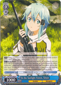 In the Sunlight Forest, Sinon (SAO/S47-E083 U) [Sword Art Online Re: Edit] - POKÉ JEUX