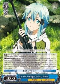 In the Sunlight Forest, Sinon (SAO/SE23-E19 R) [Sword Art Online II] - POKÉ JEUX