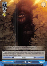 In the Wall (AOT/S50-E098 U) [Attack on Titan Vol. 2] - POKÉ JEUX