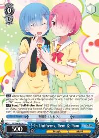 In Uniforms, Rem & Ram (RZ/S46-E070 U) [Re:ZERO] - POKÉ JEUX