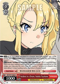 Incident in a Dream, Nodoka Toyohama [Rascal Does Not Dream of a Dreaming Girl] - POKÉ JEUX