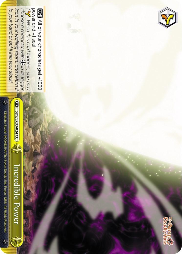 Incredible Power (SDS/SX03-024 CC) [The Seven Deadly Sins] - POKÉ JEUX