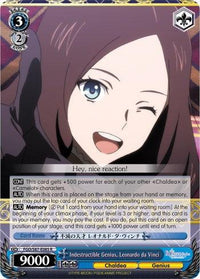 Indestructible Genius, Leonardo da Vinci (FGO/S87-E085 R) [Fate/Grand Order THE MOVIE Divine Realm of the Round Table: Camelot] - POKÉ JEUX