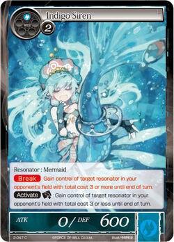 Indigo Siren (2-047) [The War of Valhalla] - POKÉ JEUX