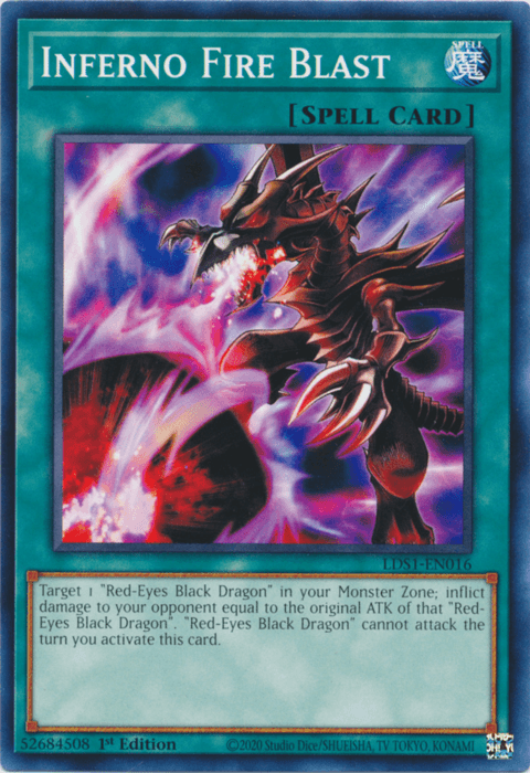 Inferno Fire Blast [LDS1-EN016] Common - POKÉ JEUX