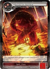 Inferno of Muspell (3-043) [The Shaft of Light of Valhalla] - POKÉ JEUX