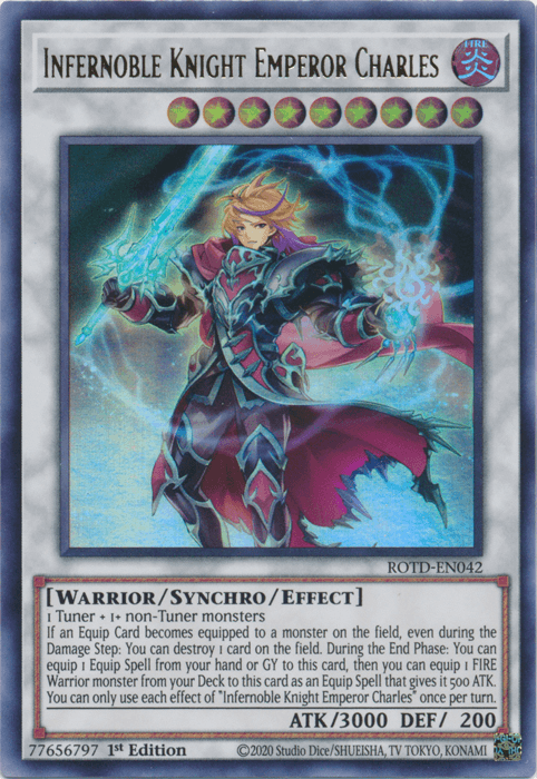 Infernoble Knight Emperor Charles [ROTD-EN042] Ultra Rare - POKÉ JEUX