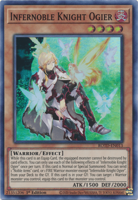 Infernoble Knight Ogier [ROTD-EN013] Super Rare - POKÉ JEUX