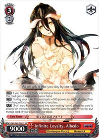 Infinite Loyalty, Albedo (OVL/S62-E052S SR) [Nazarick: Tomb of the Undead] - POKÉ JEUX