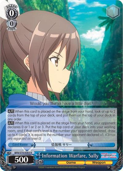 Information Warfare, Sally (BFR/S78-E083 R) [BOFURI: I Don't Want to Get Hurt, so I'll Max Out My Defense] - POKÉ JEUX