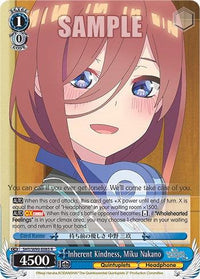 Inherent Kindness, Miku Nakano (5HY/W90-E085 R) [The Quintessential Quintuplets 2] - POKÉ JEUX