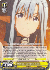 Inherited Sword Skill, Asuna (SAO/S47-E101 RR) [Sword Art Online Re: Edit] - POKÉ JEUX