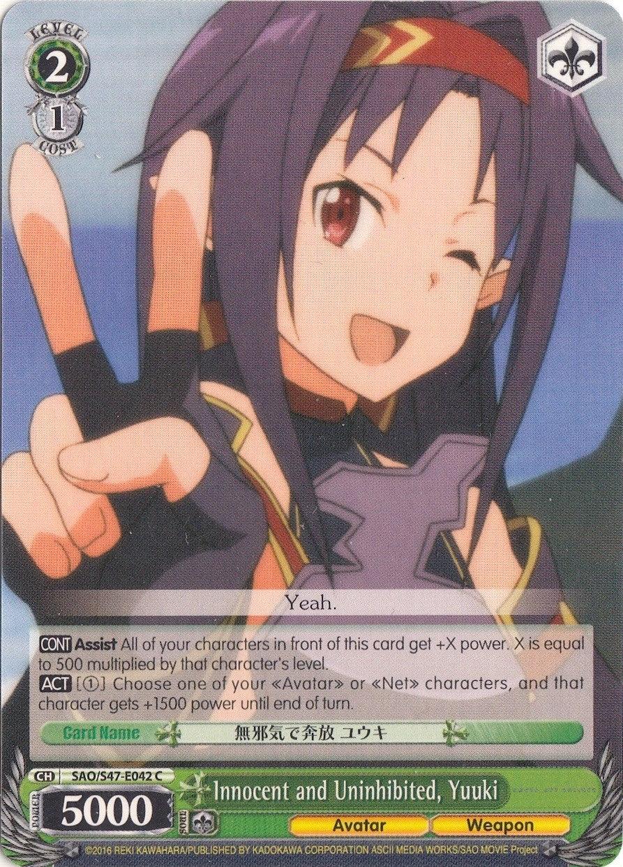 Innocent and Uninhibited, Yuuki (SAO/S47-E042 C) [Sword Art Online Re: Edit] - POKÉ JEUX
