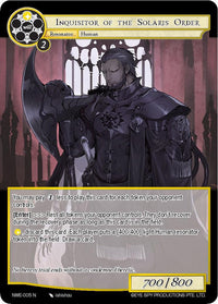 Inquisitor of the Solaris Order (NWE-005 N) [A New World Emerges] - POKÉ JEUX