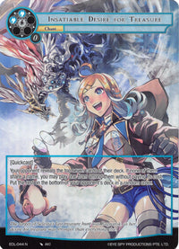 Insatiable Desire for Treasure (Full Art) (EDL-044) [The Epic of the Dragon Lord] - POKÉ JEUX