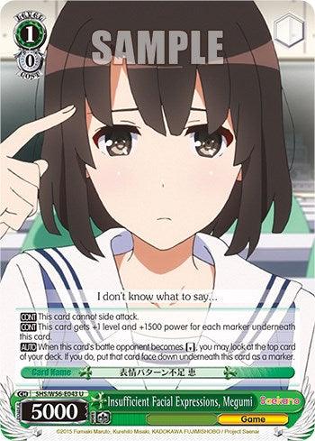 Insufficient Facial Expressions, Megumi [Saekano: How to Raise a Boring Girlfriend] - POKÉ JEUX