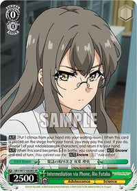 Intermediation via Phone, Rio Futaba (Foil) [Rascal Does Not Dream of a Dreaming Girl] - POKÉ JEUX
