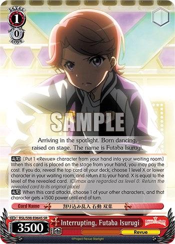 Interrupting, Futaba Isurugi (RSL/S98-E064S SR) [Revue Starlight The Movie] - POKÉ JEUX
