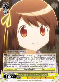 Invitation to Hang Out, Tsuruno (MR/W80-E012 U) [Magia Record: Puella Magi Madoka Magica [Side Story] (Anime)] - POKÉ JEUX