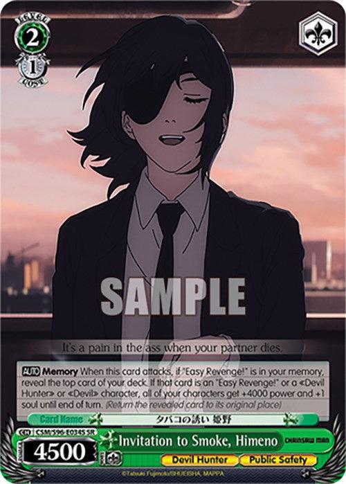 Invitation to Smoke, Himeno (CSM/S96-E034S SR) [Chainsaw Man] - POKÉ JEUX