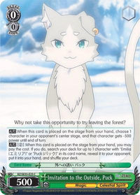 Invitation to the Outside, Puck (RZ/SE35-E23 C) [Re:ZERO: The Frozen Bond] - POKÉ JEUX